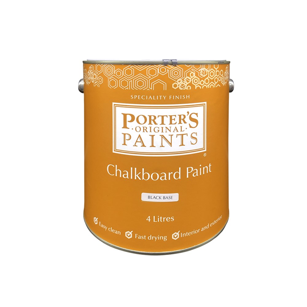 Porter's Paints Chalkboard Paint Ultra Deep 1L